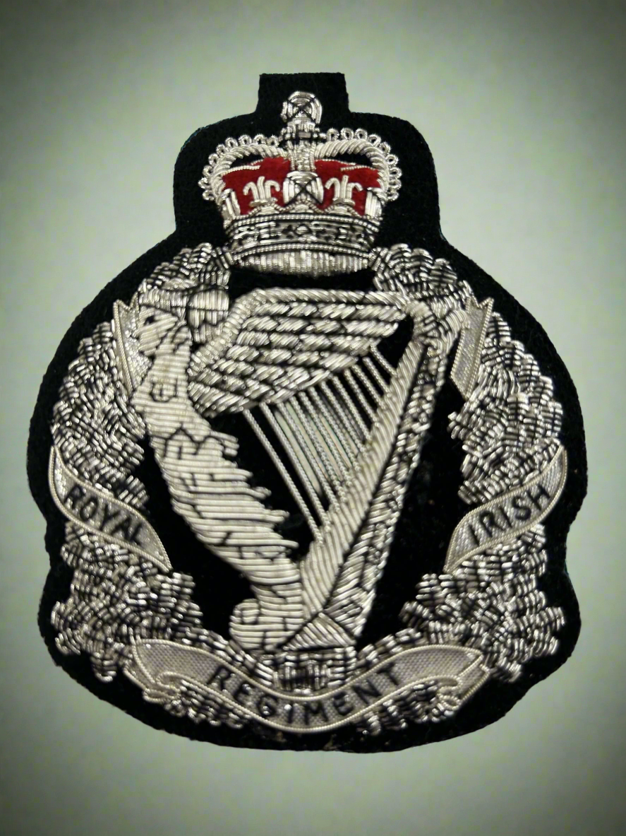 Royal Irish Regiment Crest - Blazer Badge
