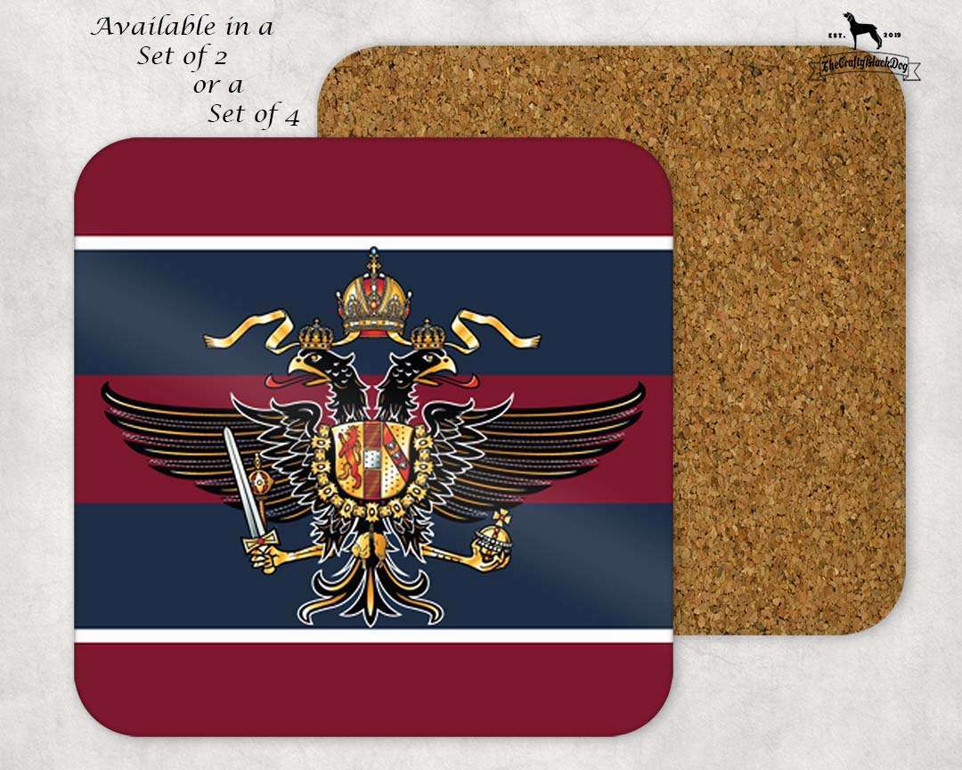 1st The Queen's Dragoon Guards - COASTER SET