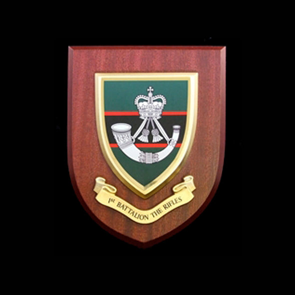 1st Bn Rifles - Wall Shield | MOD Licensed Seller | Regimental
