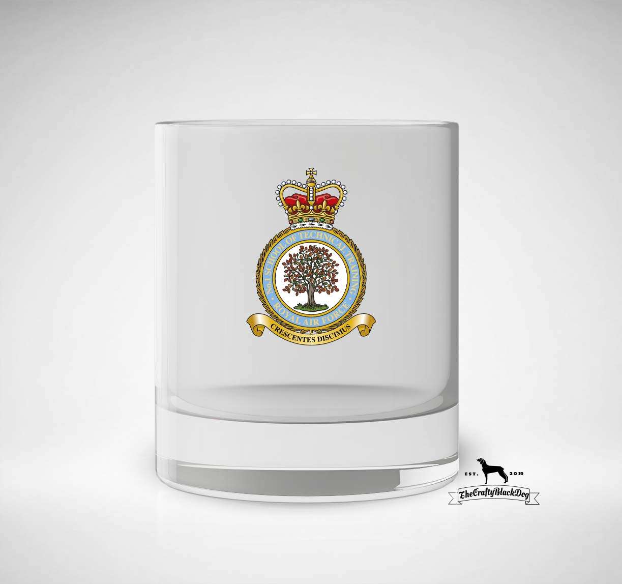 No1 School of Technical Training RAF - Whiskey/Spirit Glass