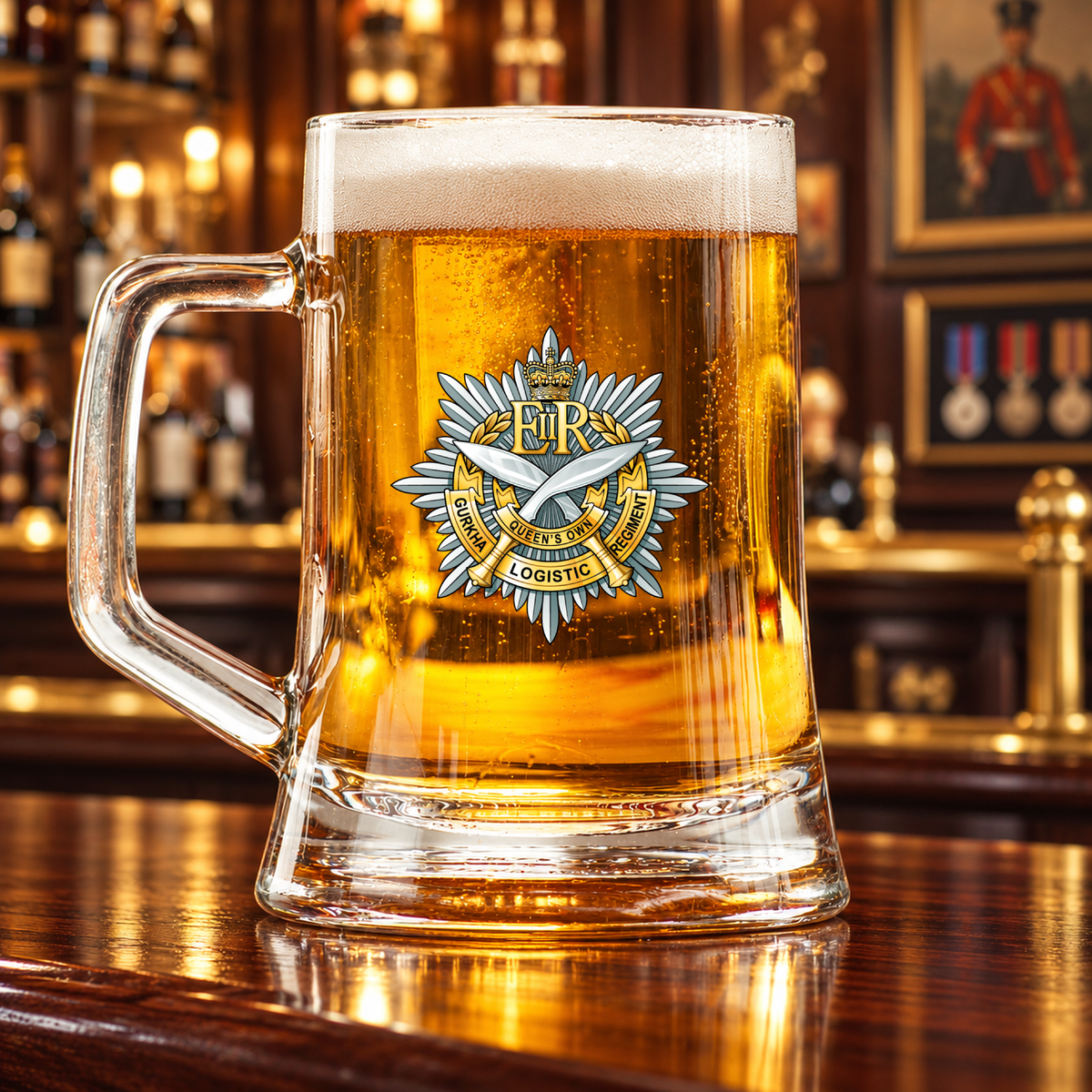 10 Queen's Own Gurkha Logistic Regiment RLC - Tankard | The Crafty Black Dog
