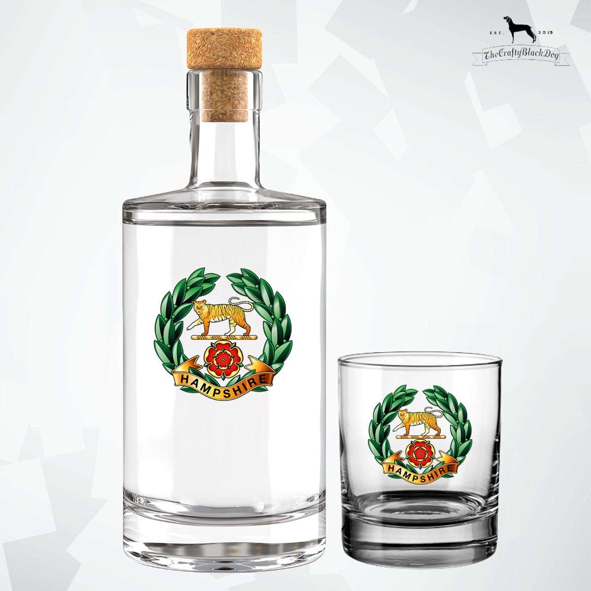 Hampshire Regt - Fill Your Own Spirit Bottle