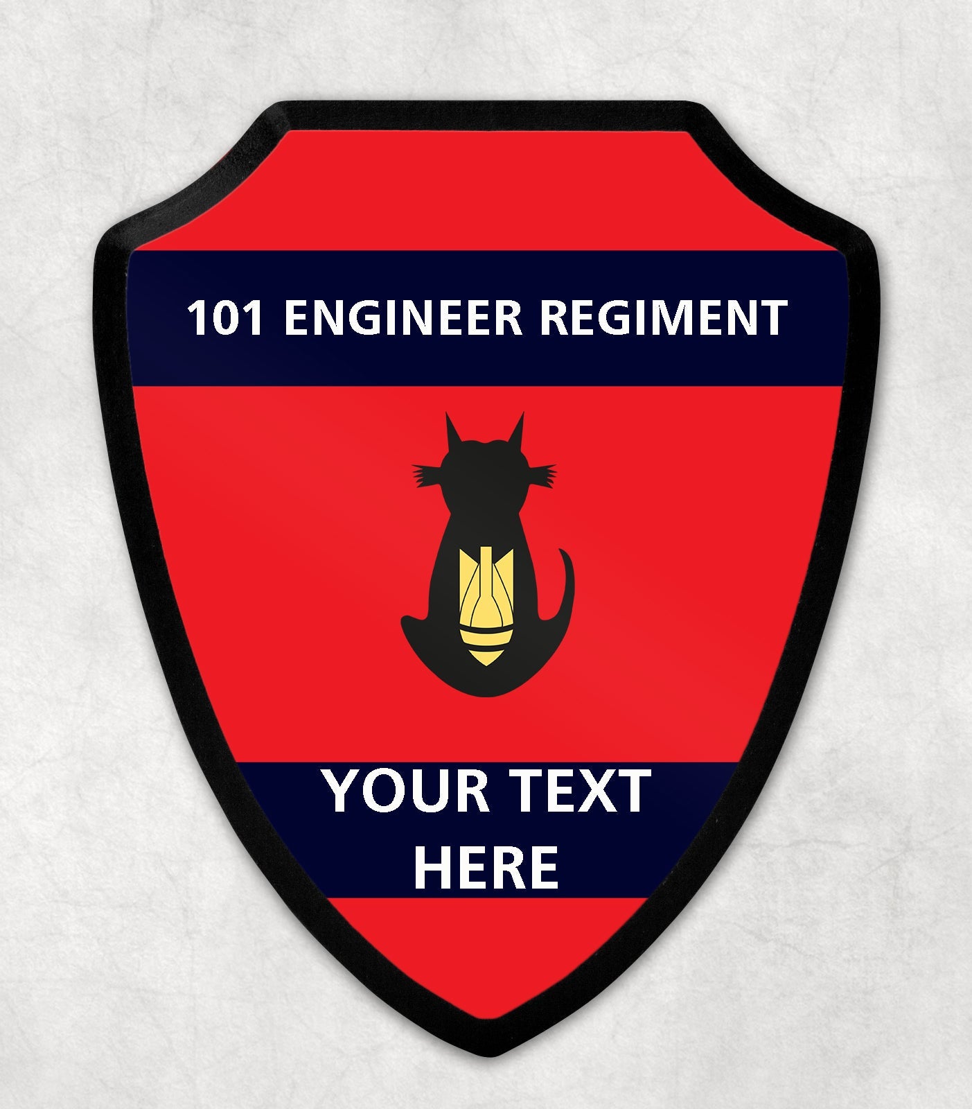 101 Engineer Regiment - Printed Wall Shield