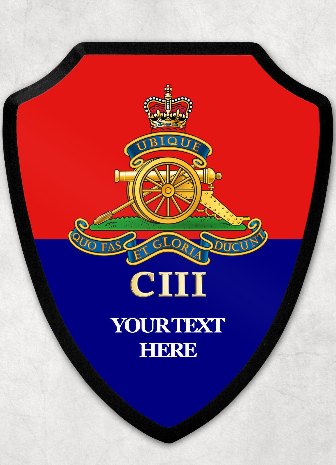 103 Regiment Royal Artillery - Printed Wall Shield