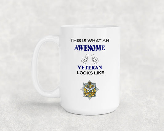 10 Queen's Own Gurkha Logistic Regiment  - Veteran - 15oz Mug