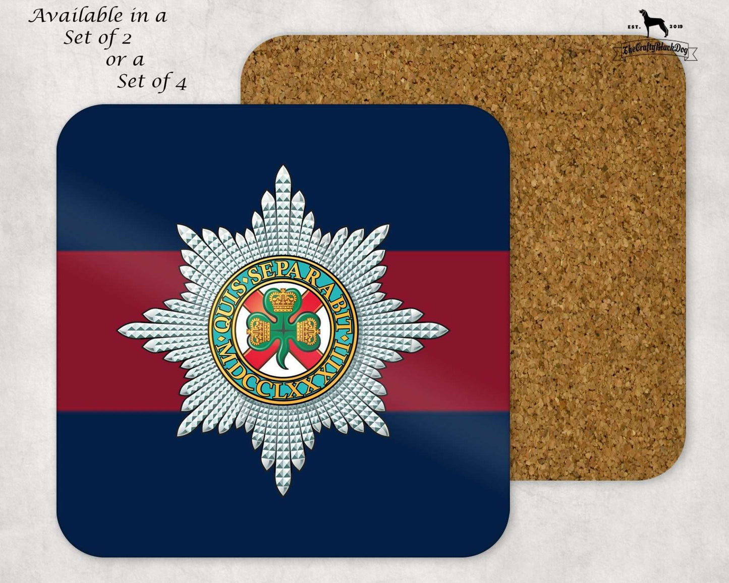 IRISH GUARDS - COASTER SET