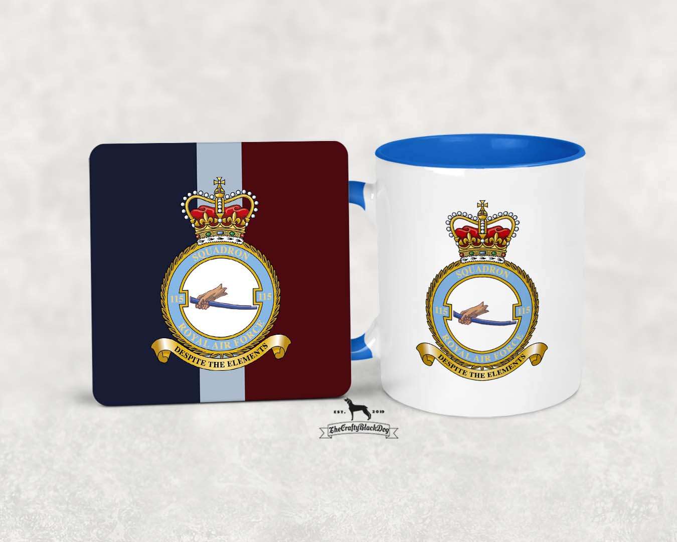 115 Squadron RAF - MUG &amp; COASTER SET