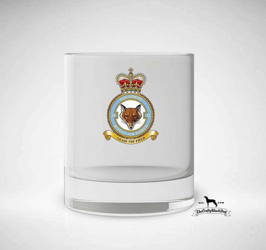 12 SQUADRON RAF - Whiskey/Spirit Glass