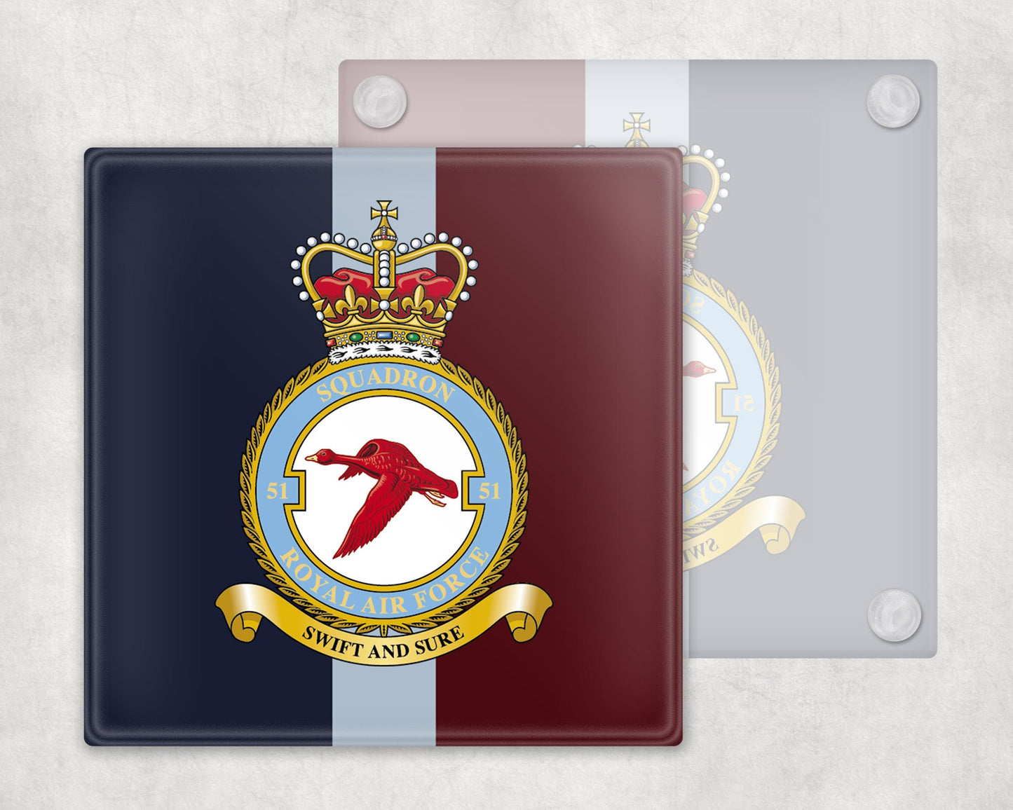51 Squadron RAF - Glass Coaster