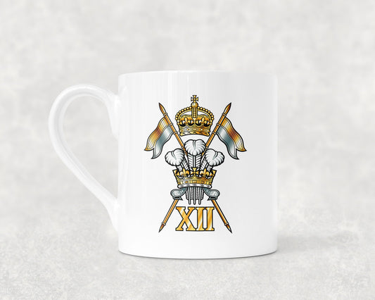 12th Royal Lancers - Bone China Mug