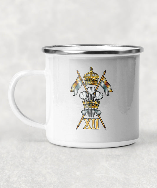 12th Royal Lancers - Enamel Mug