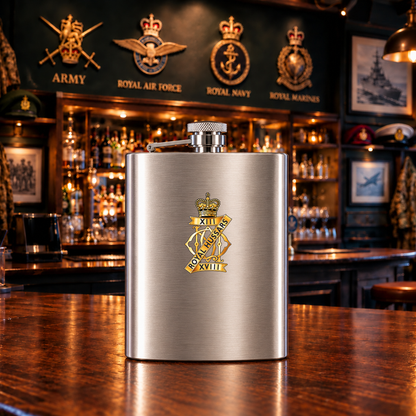 13-18th Hussars - Hip Flask — Hip_Flask
