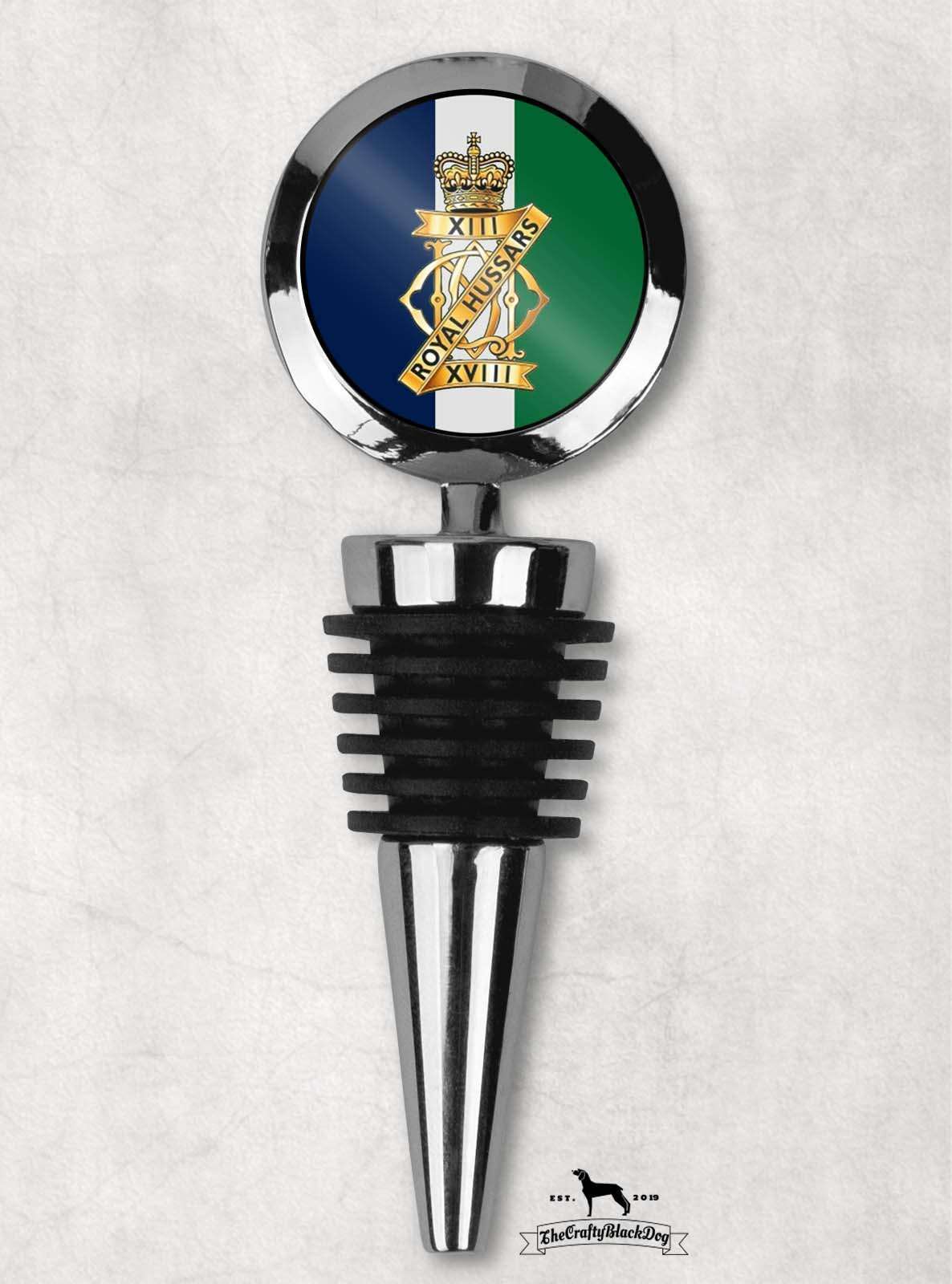 13th/18th Royal Hussars - Wine Bottle Stopper