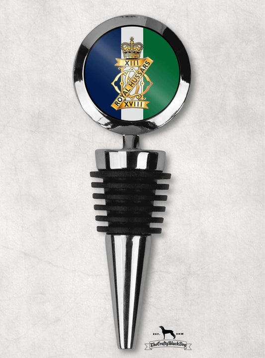 13th/18th Royal Hussars - Wine Bottle Stopper