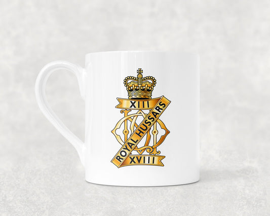 13th/18th Royal Hussars - Bone China Mug