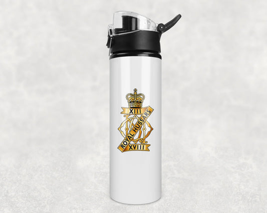 13th/18th Royal Hussars - Flip Top Water Bottle