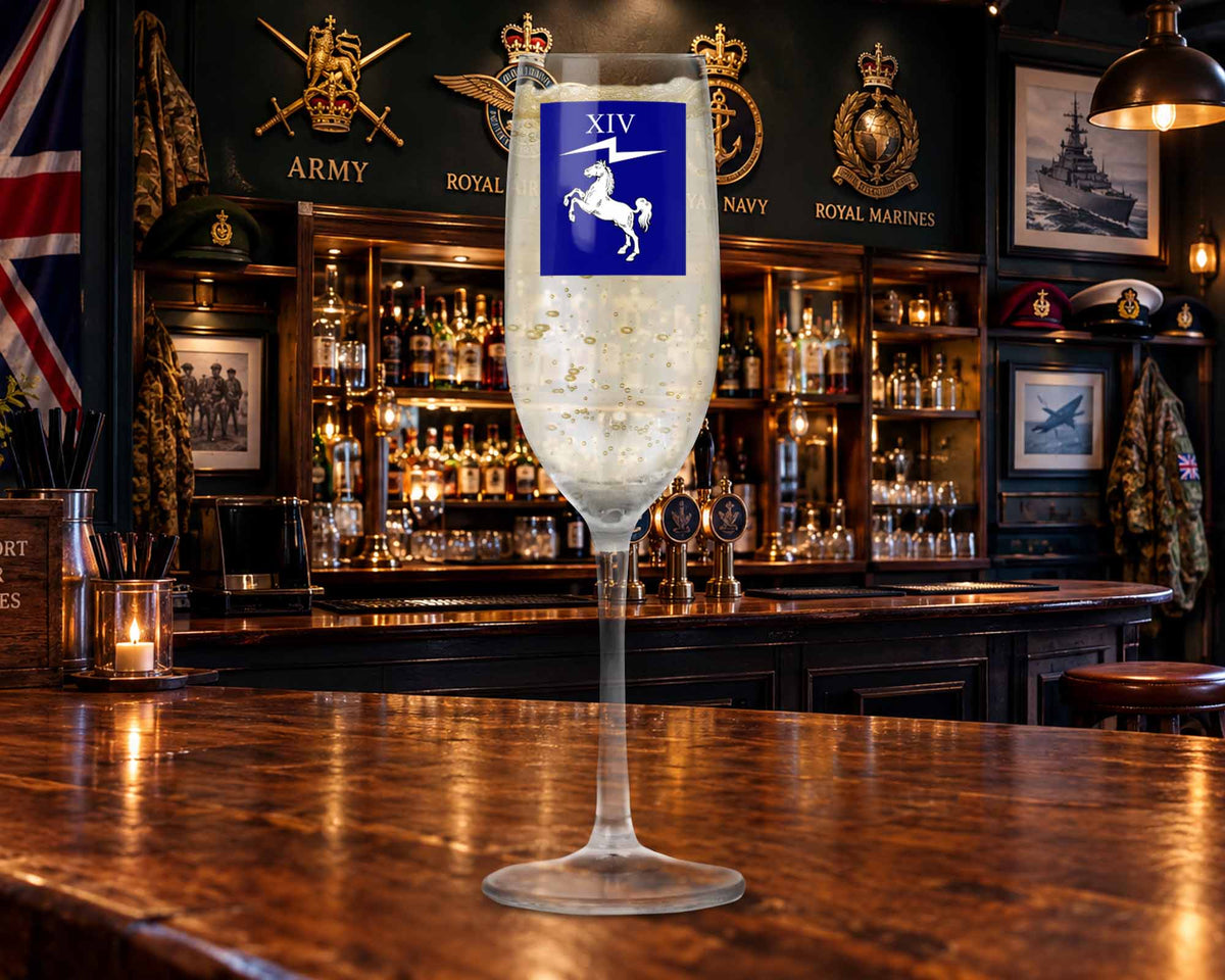14 Signal Regiment - Champagne/Prosecco Flute Glass