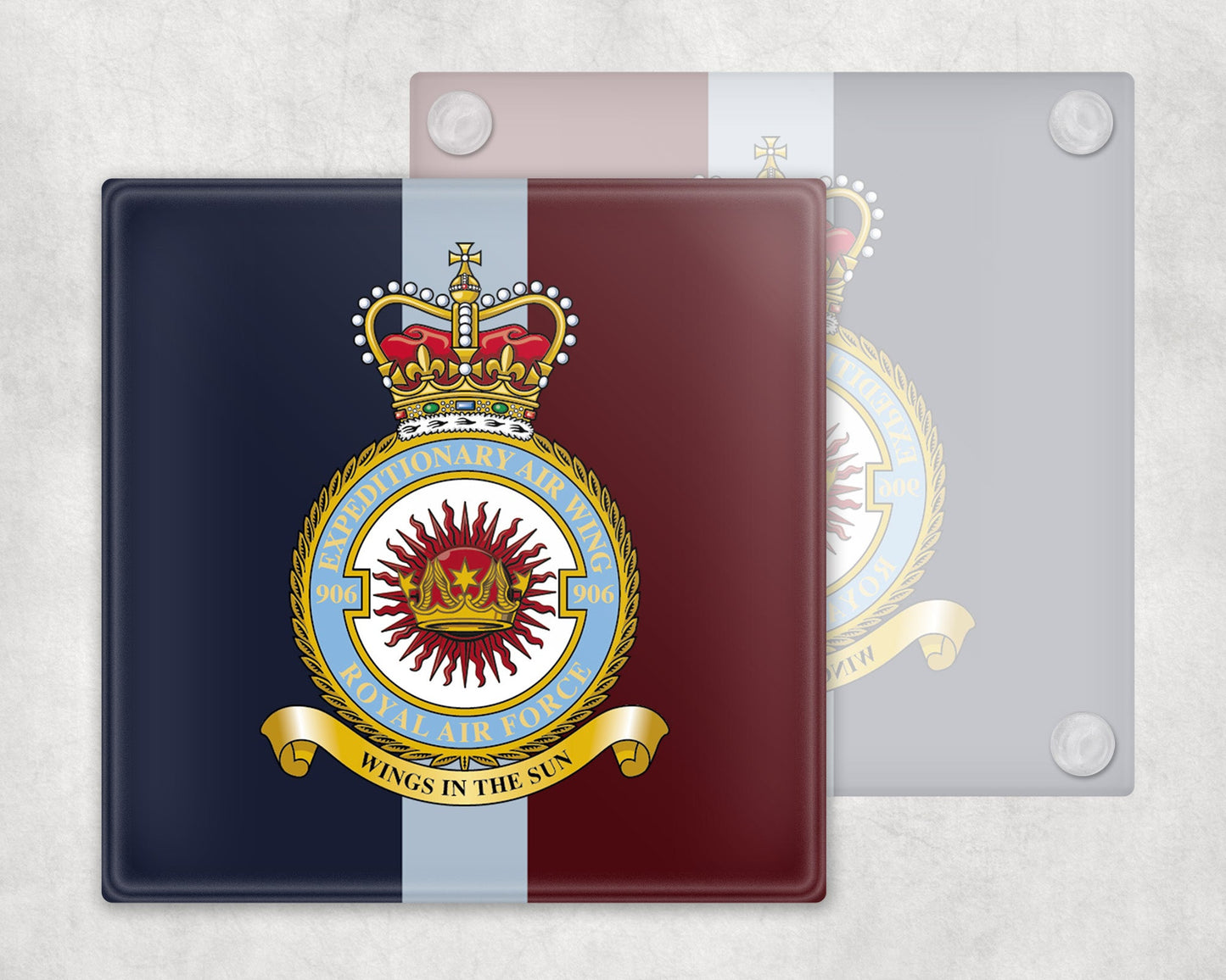 906 Expeditionary Air Wing RAF - Glass Coaster