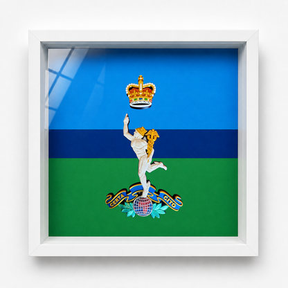 Royal Corps of Signals Cap Badge Display Frame Queen's Crown | Officially Licensed