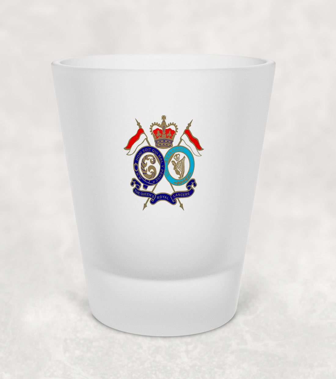 16th/5th The Queen's Royal Lancers - Wheel - Shot Glass