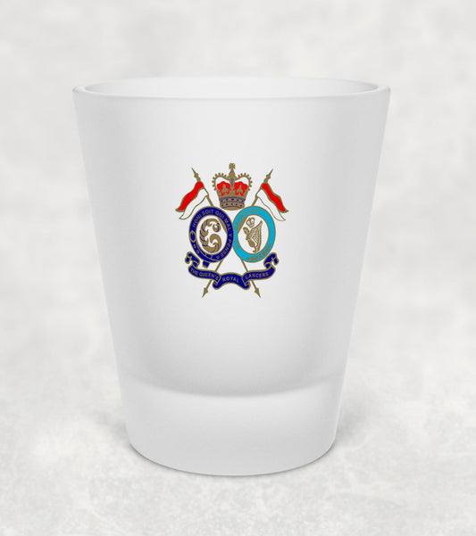 16th/5th The Queen's Royal Lancers - Wheel - Shot Glass