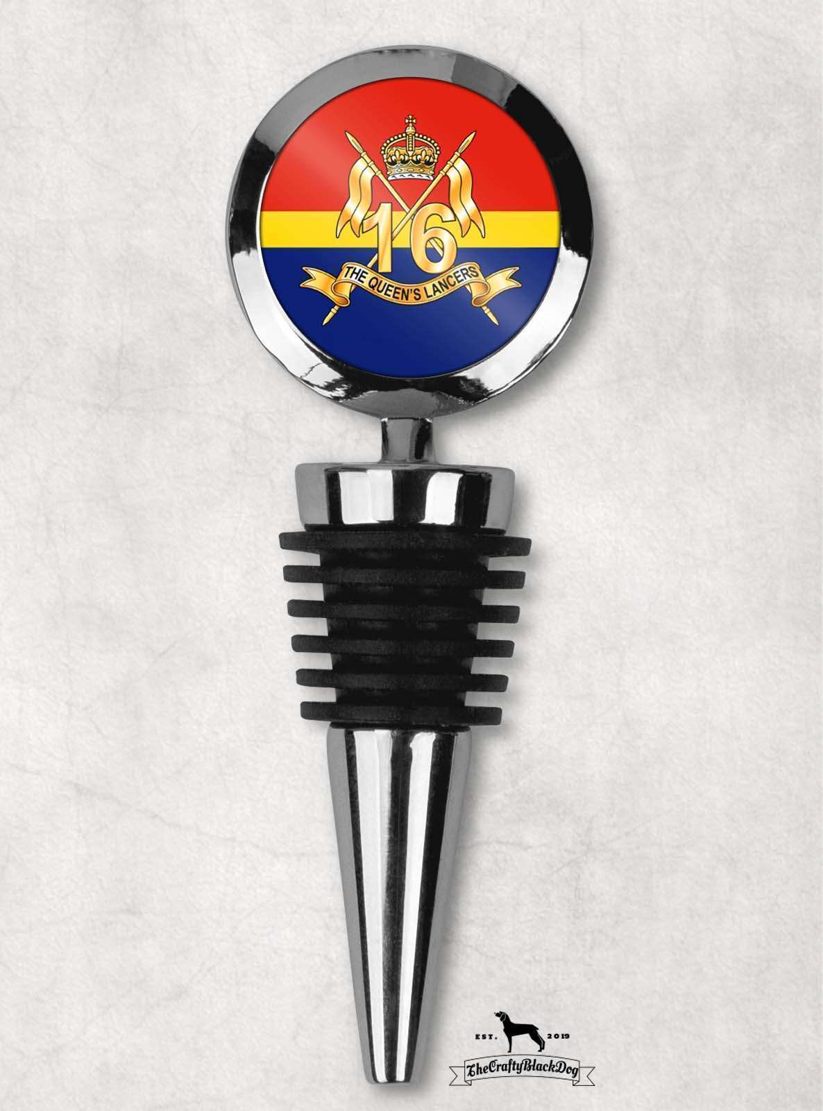 16th/5th The Queen's Royal Lancers - Wine Bottle Stopper