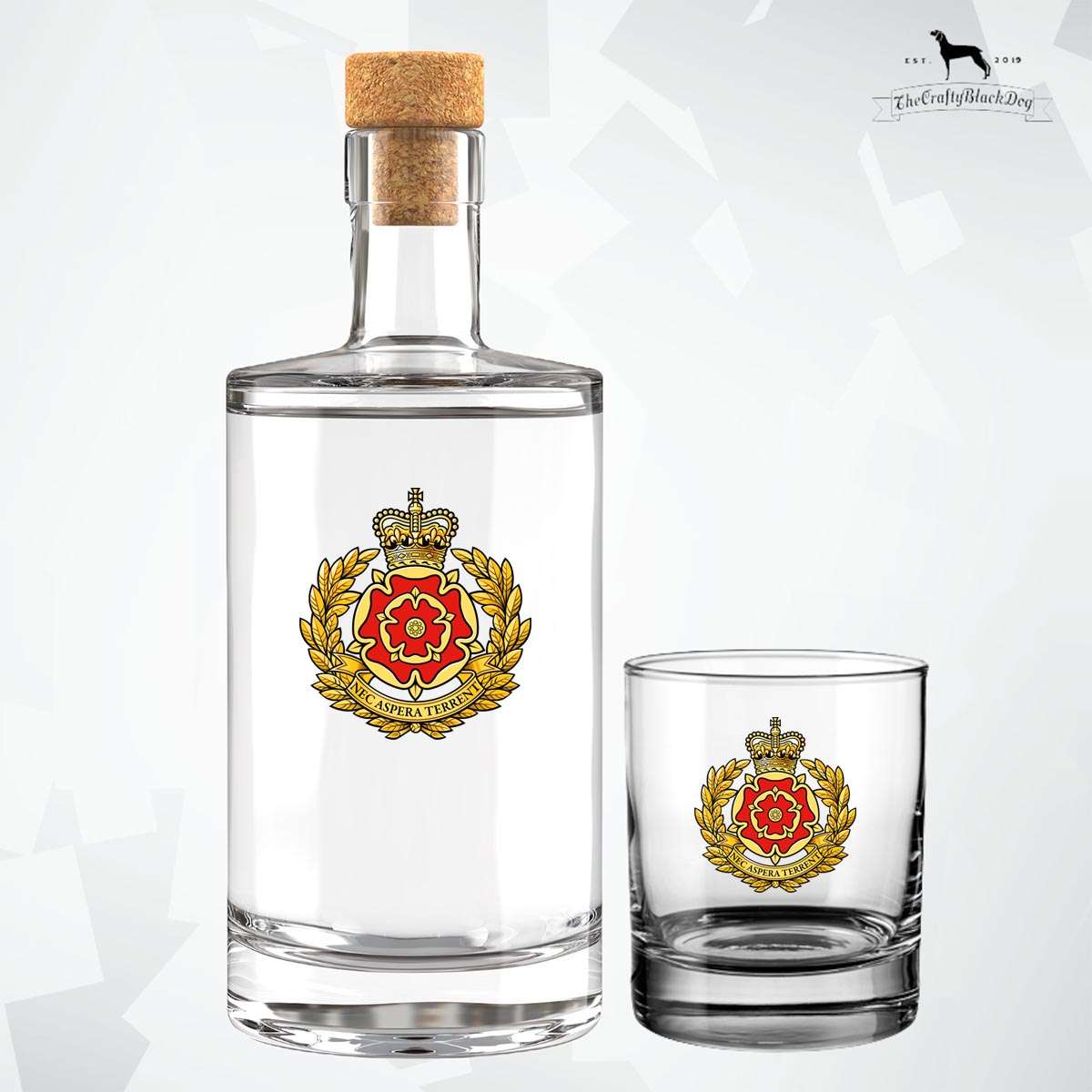 Duke of Lancaster Regiment - Fill Your Own Spirit Bottle