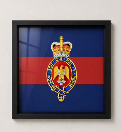 Blues and Royals Cypher Cap Badge Display Frame – Queen's Crown | Officially Licensed