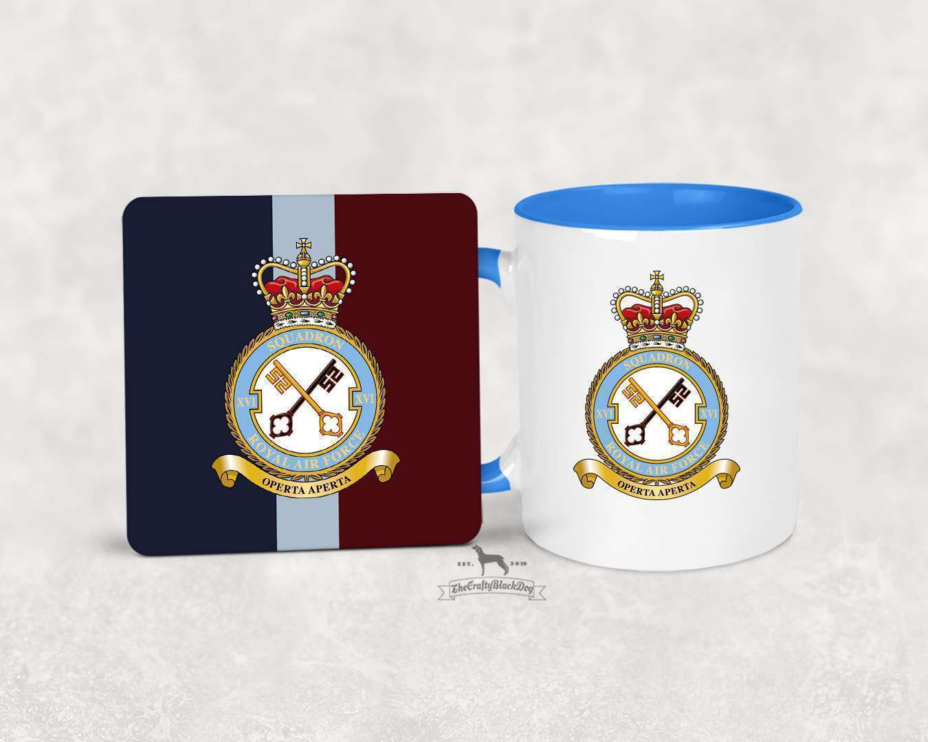 16 SQUADRON RAF - MUG and COASTER SET