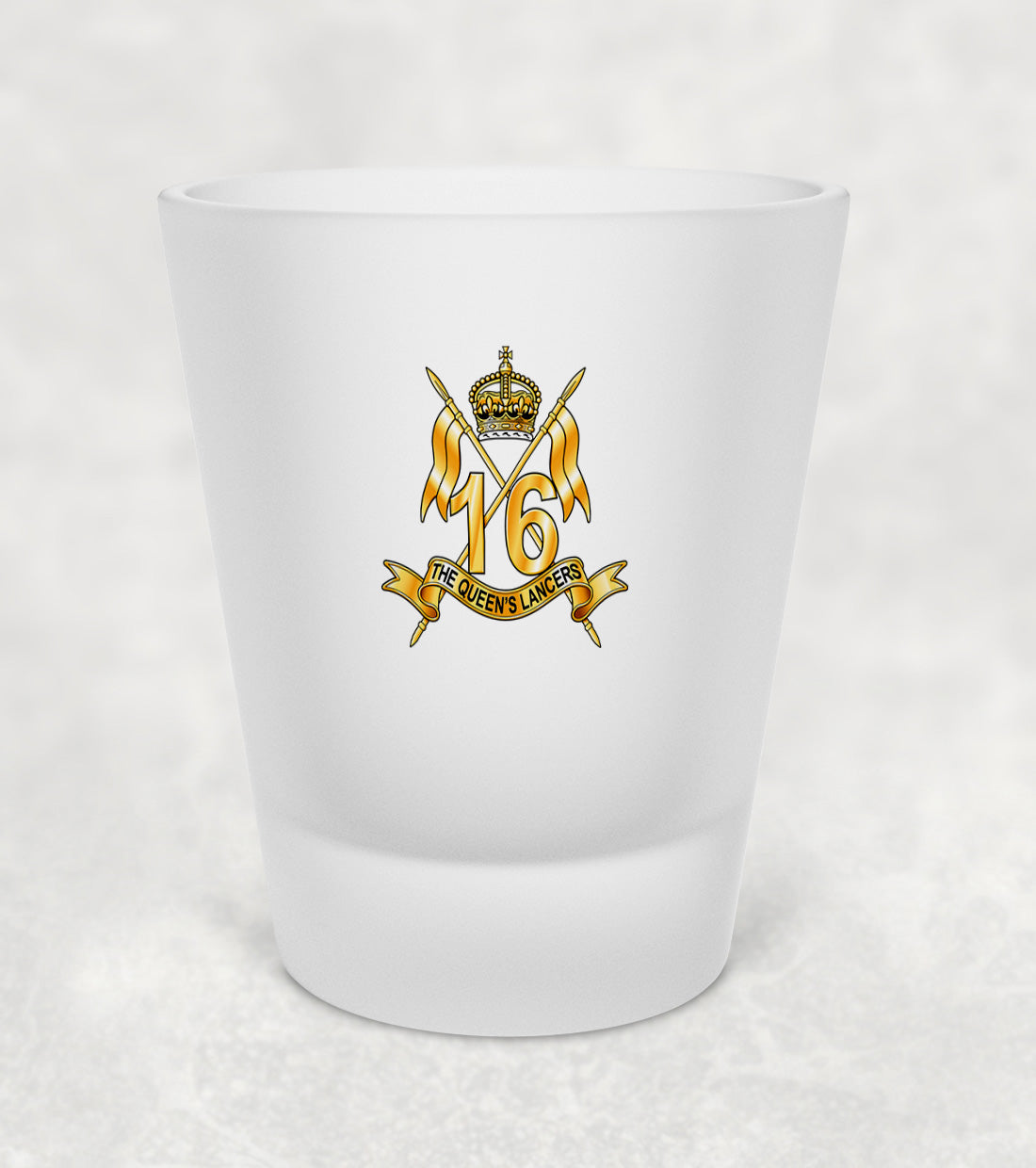 16th/5th The Queen's Royal Lancers - Shot Glass