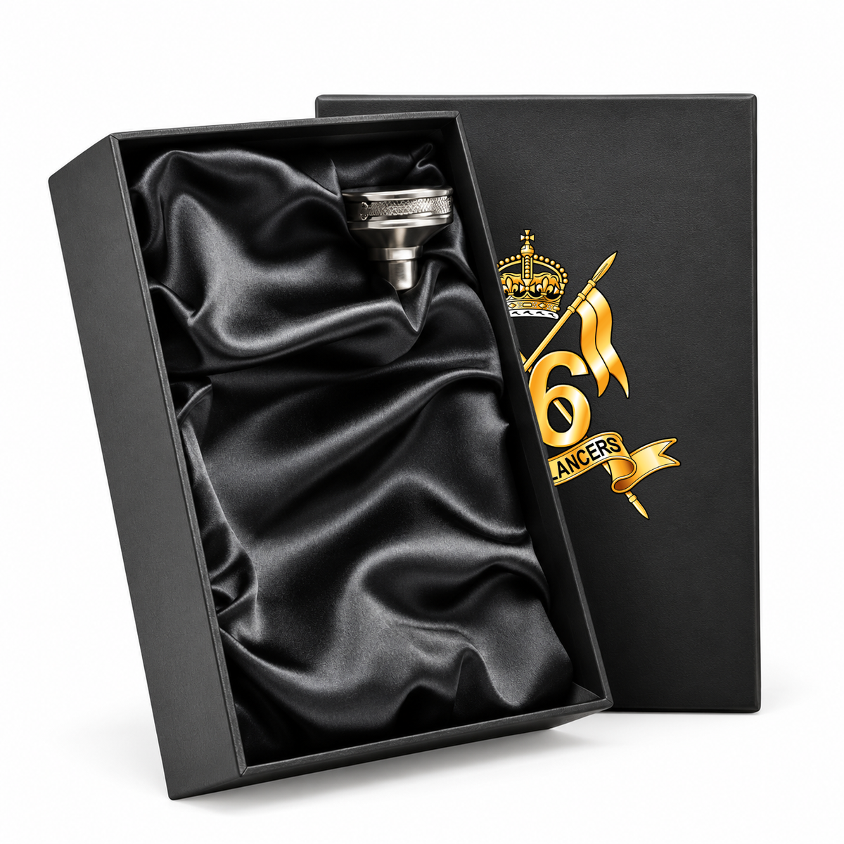 16th-5th Lancers - Hip Flask — Hip_Flask_Rear_Lid_SHOPIFY_Smart_Object