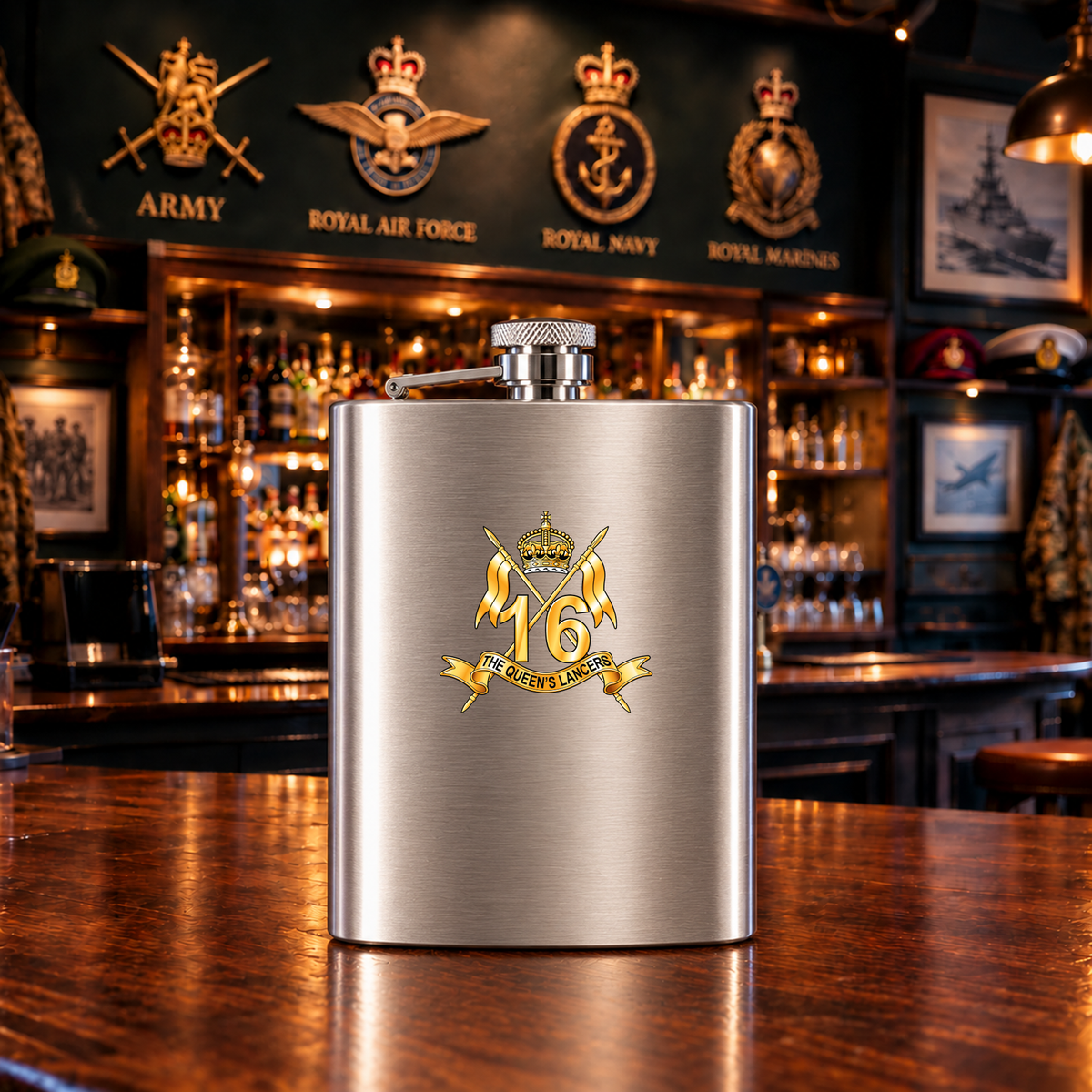 16th-5th Lancers - Hip Flask — Hip_Flask