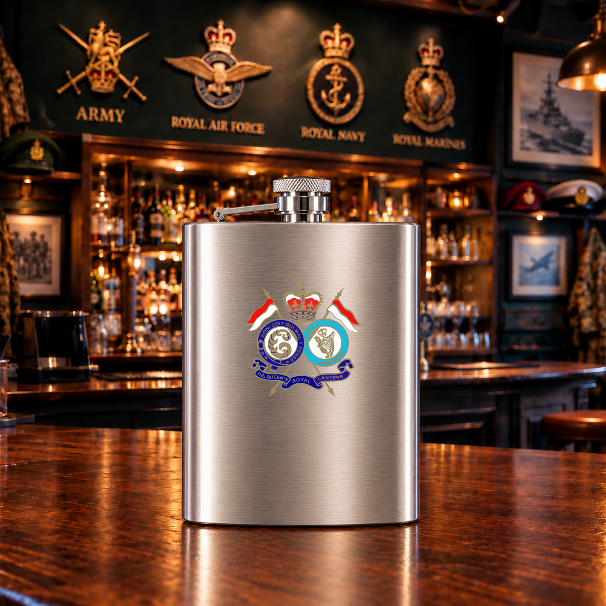 16th-5th Lancers (Wheel) - Hip Flask — Hip_Flask