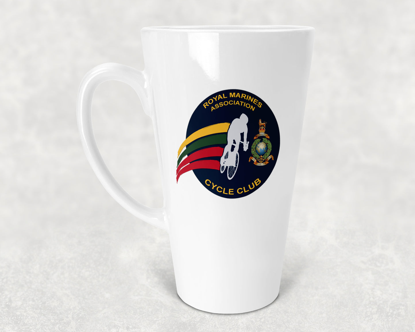 Royal Marines Association Cycle Club - Latte Mug 17oz