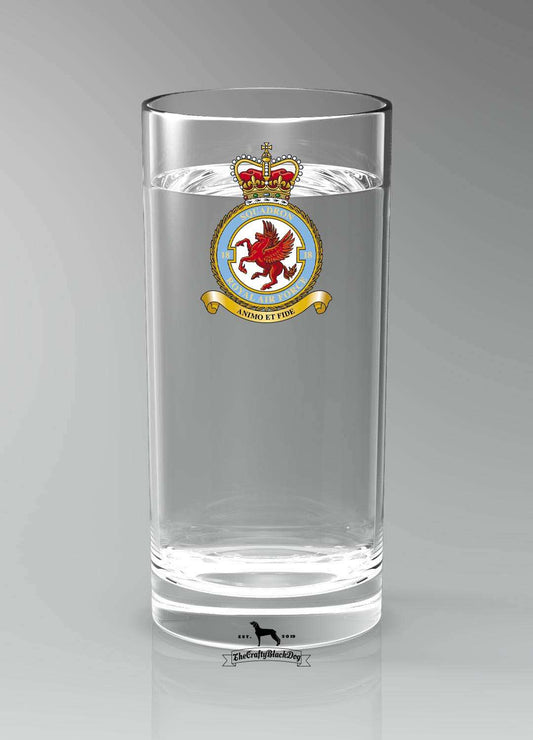 18 Squadron RAF - Straight Gin/Mixer/Water Glass
