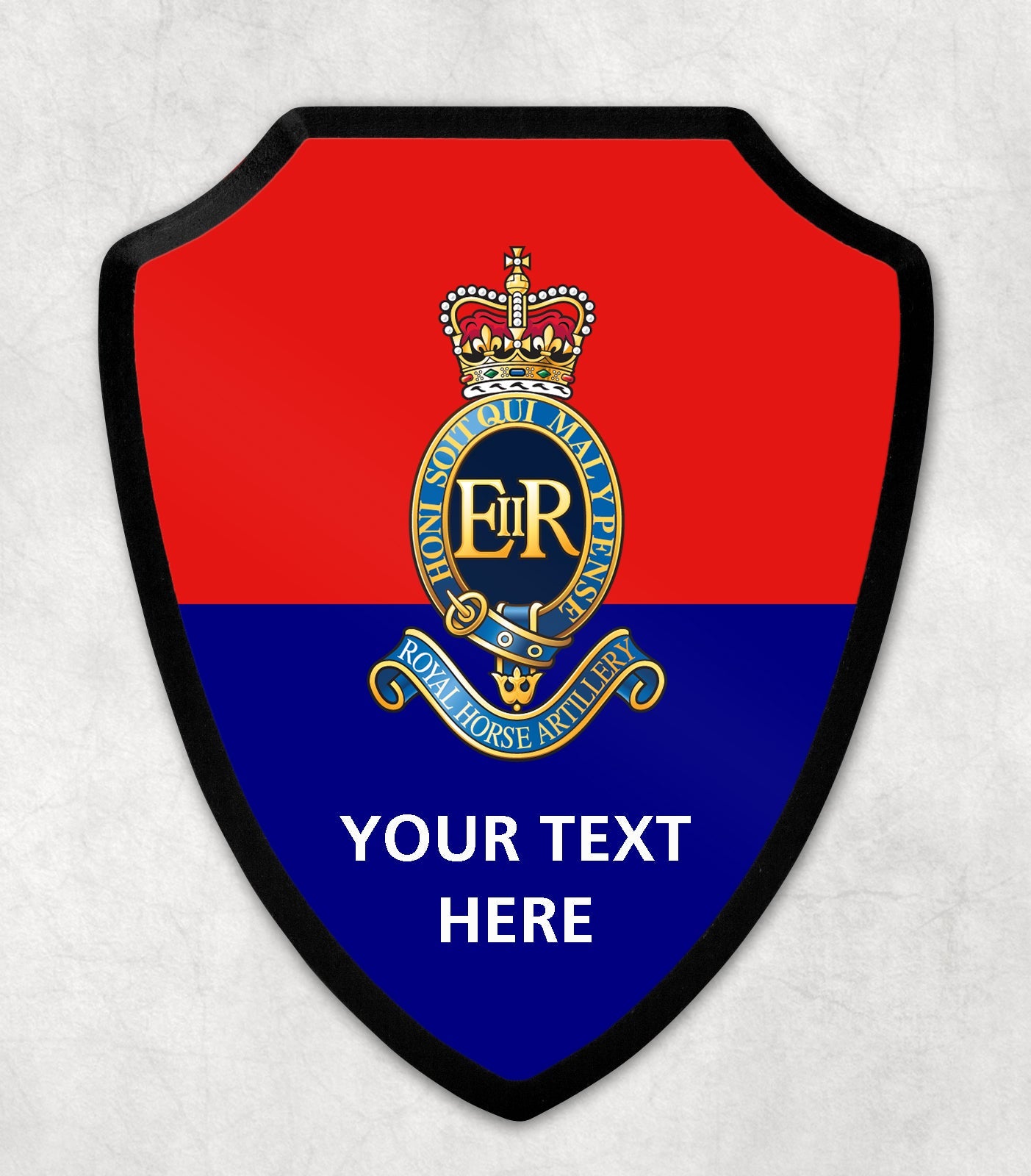 1 Royal Horse Artillery - Printed Wall Shield