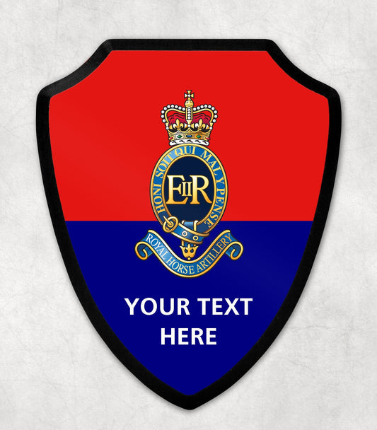 1 Royal Horse Artillery - Printed Wall Shield