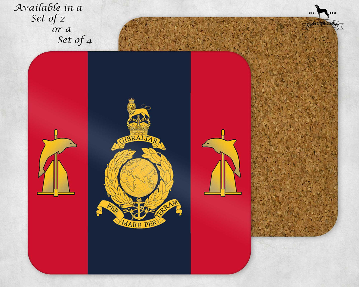 1 Assault Gp Royal Marines - Coaster Set