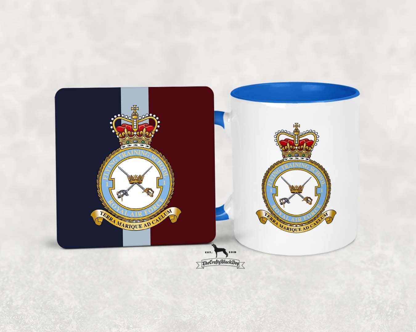 1 Flying Training School - MUG and COASTER SET