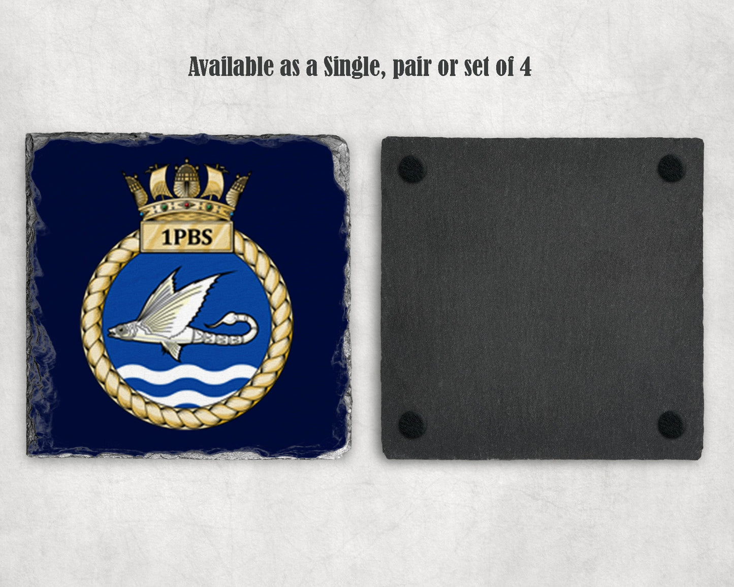 1 PBS - Slate Coaster