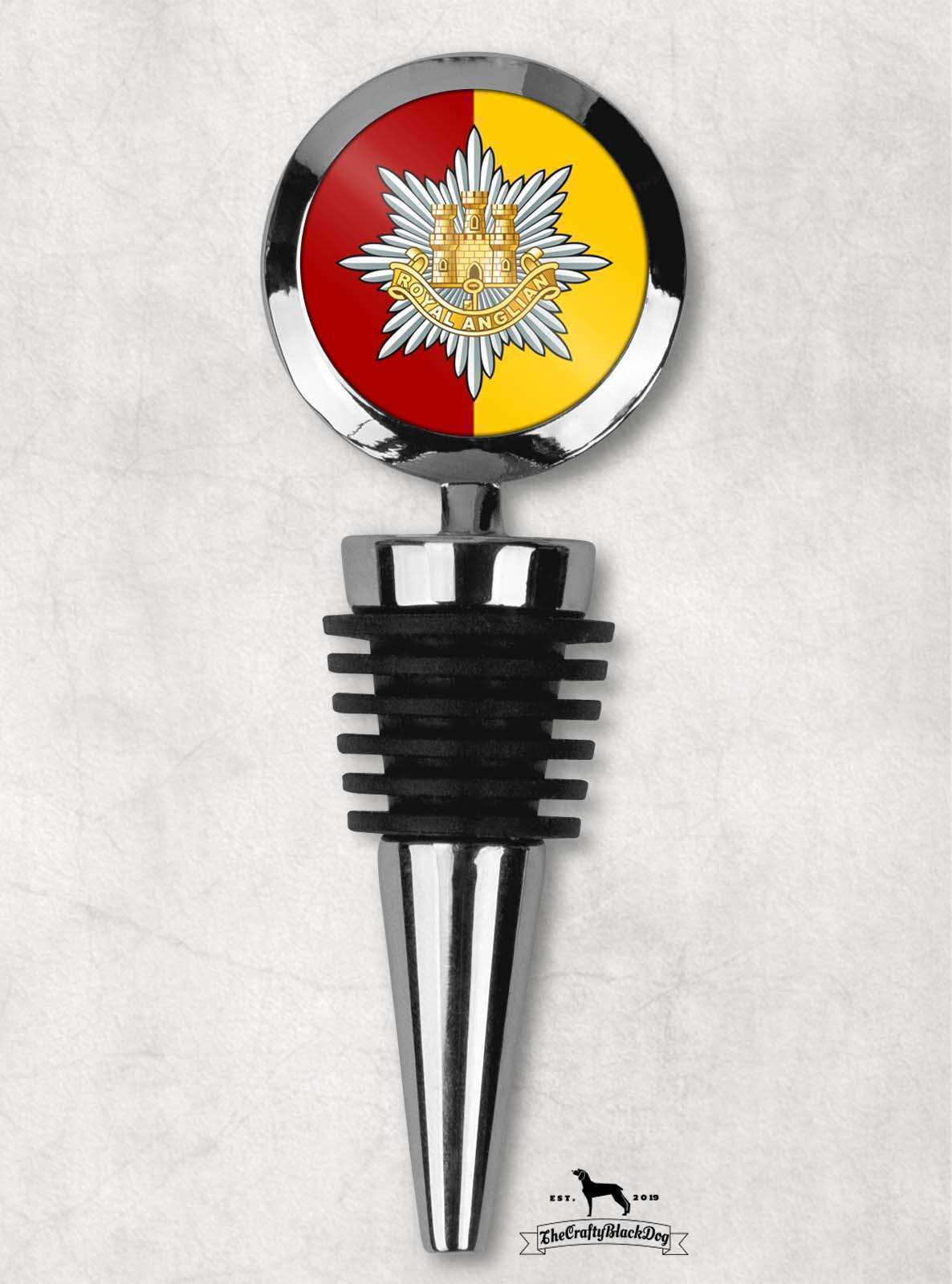 1st Bn Royal Anglian Regiment - Wine Bottle Stopper