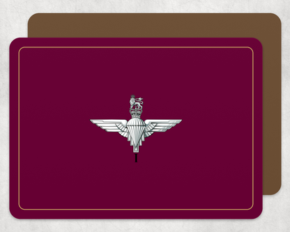 1st Battalion, The Parachute Regiment (1 PARA) - Placemats — PARA_Gold_Hardback_Placemat copy