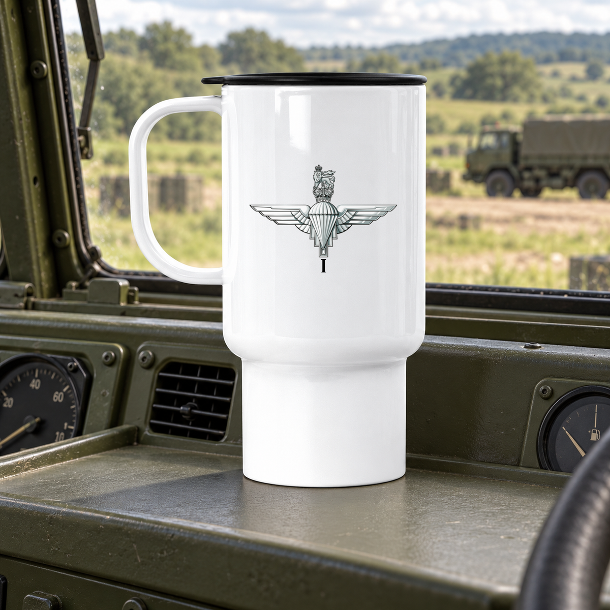 1st Battalion, The Parachute Regiment (1 PARA) - Travel Mug | The Crafty Black Dog