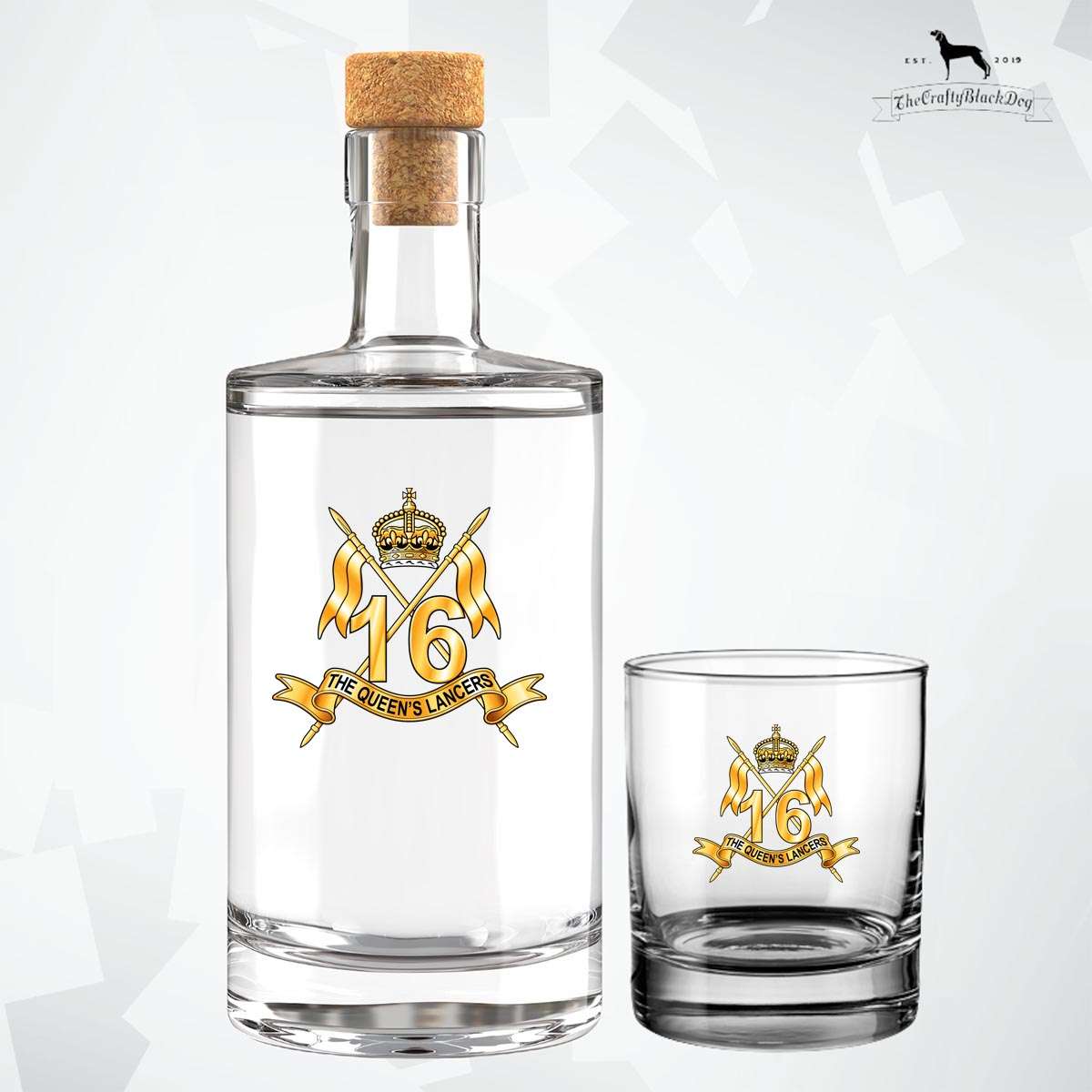 16th/5th The Queen's Royal Lancers - Fill Your Own Spirit Bottle