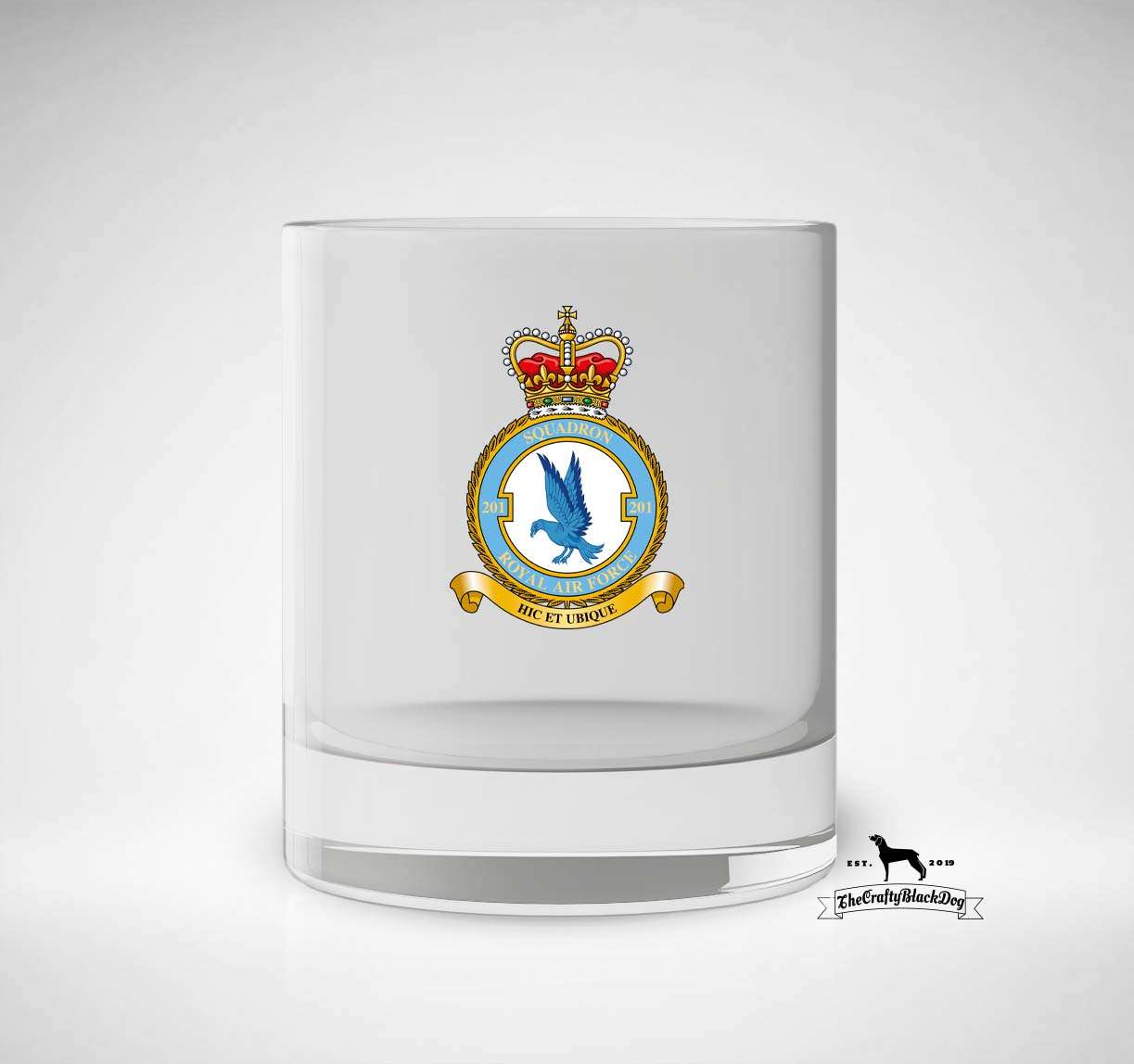 201 Squadron RAF - Whiskey/Spirit Glass