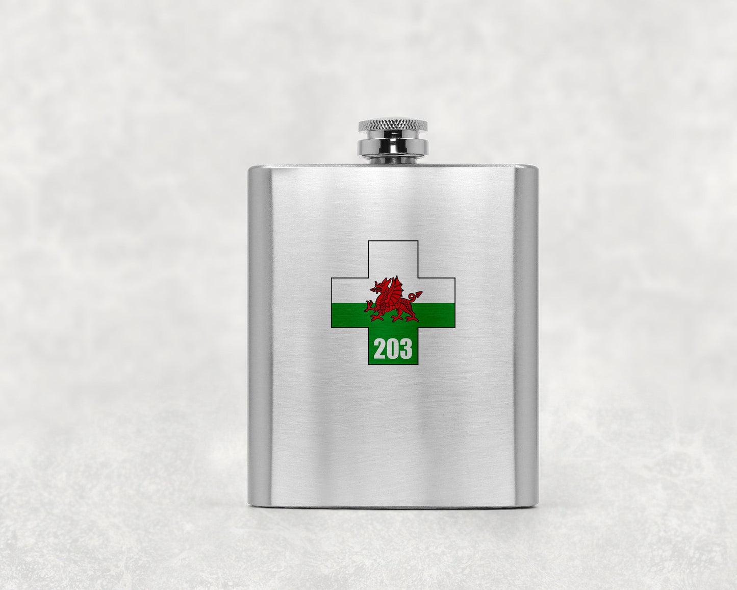 203 (WELSH) Multi-Role Medical Regiment  - Hip Flask