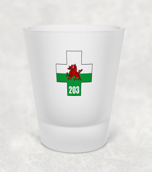 203 (WELSH) Multi-Role Medical Regiment  - Shot Glass