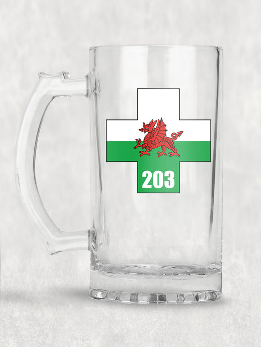 203 (WELSH) Multi-Role Medical Regiment  - Tankard/Beer Mug/Stein