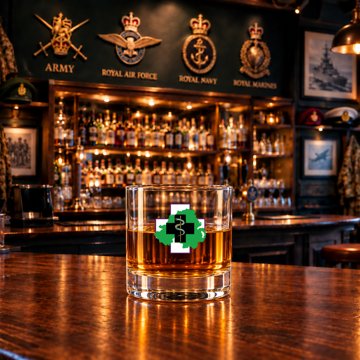 204 Field Hospital - Whiskey Glass