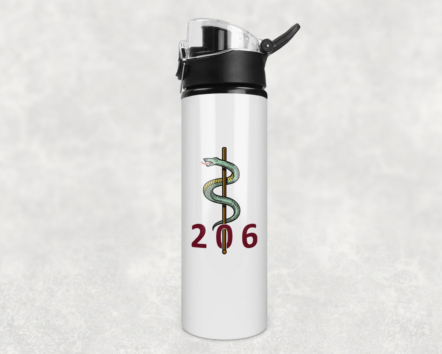 206 (North West) Multi-role Medical Regiment - Flip Top Water Bottle